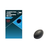 Nash Tungsten Oval Leadcore Beads 8mm 10ks