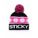 Sticky Baits Zimní čepice Black Bobble Beanie