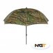 NGT Deštník Camo Brolly 2,20m