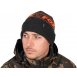 Fox Čepice Collection Beanie Hat Black Orange