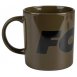 Fox Hrnek Collection Ceramic Mug Green Black