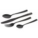 Fox Black Stainless Cutlery Set