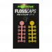 Korda Zarážka Floss Caps Pink/Yellow 20ks