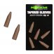 Korda Tapered Silicone Sleeves Brown 10ks